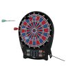   Crivit PK elektromos darts tábla 4 db világító LED kijelzővel, 3x4 dart szettel, hálózati adapterrel 100 pótheggyel (piros-kék)