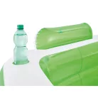 Crivit Penta 202 x 186 x 60 cm 600L Paddig Pool zöld-fehér ötszög alakú kerti pancsoló medence, felfújható fürdőmedence fejtámlával és italtartóval