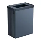 Keter Curver VERTO Recycle 54L háztartási szemetes, 54 literes szemétgyűjtő, szemeteskosár, kék-szürke, újrahasznosított műanyag