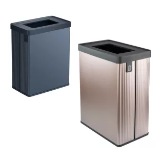   Keter Curver VERTO Recycle 54L háztartási szemetes, 54 literes szemétgyűjtő, szemeteskosár, kék-szürke, újrahasznosított műanyag