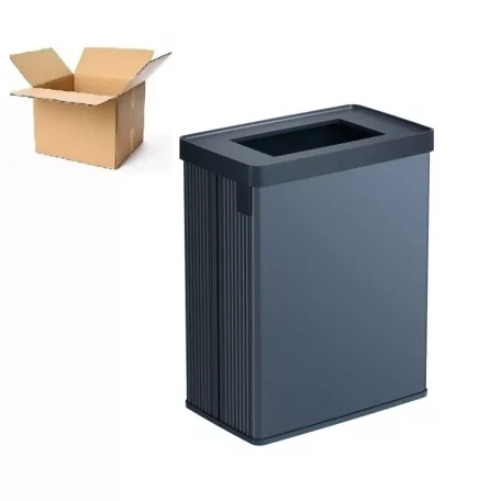 ESZTÉTIKAI HIBÁS Keter Curver VERTO Recycle 54L háztartási szemetes, 54 literes szemétgyűjtő, szemeteskosár, kék-szürke, újrahasznosított műanyag, bontott csomagolásban