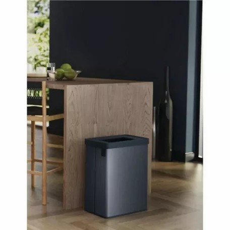 ESZTÉTIKAI HIBÁS Keter Curver VERTO Recycle 54L háztartási szemetes, 54 literes szemétgyűjtő, szemeteskosár, kék-szürke, újrahasznosított műanyag, bontott csomagolásban