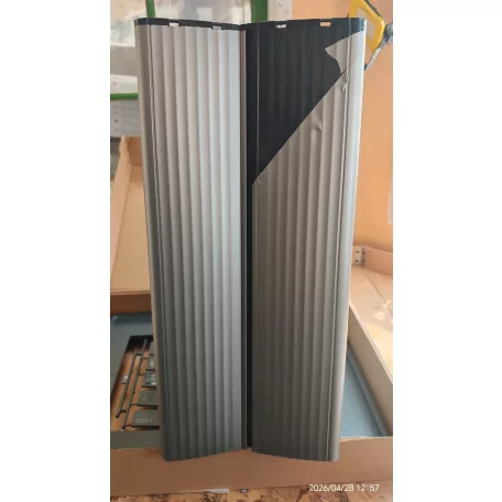 ESZTÉTIKAI HIBÁS Keter Curver VERTO Recycle 54L háztartási szemetes, 54 literes szemétgyűjtő, szemeteskosár, kék-szürke, újrahasznosított műanyag, bontott csomagolásban