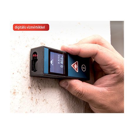 WorkZone D520T színes érintőképernyős, digitális 30 méteres lézeres távolságmérő (20 cm - 300 cm)