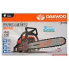 Daewoo DACS 4516 benzines 40 cm 1.7 kW / 2.3 LE / 45 ccm benzinmotoros láncfűrész, 45 cm3 kétűtemű fűrészgép 16" láncvezetővel (DACS4516)