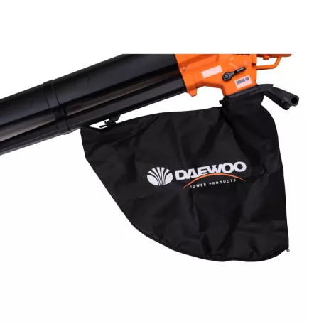 Daewoo DAEBV3000 elektromos (vezetékes) 3000W 3 az 1-ben lombszívó / lombfúvó / mulcsoló 40L gyűjtőzsákkal 