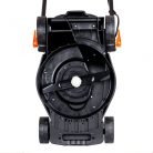 BONTOTT Daewoo DALLM18-320 SOLO vezeték nélküli 18V akkus, akkumulátoros fűnyíró 32 cm, 35L gyűjtőzsákkal, akku és töltő nélkül