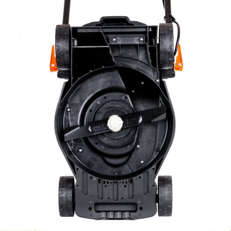 BONTOTT Daewoo DALLM18-320 SOLO vezeték nélküli 18V akkus, akkumulátoros fűnyíró 32 cm, 35L gyűjtőzsákkal, akku és töltő nélkül