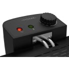 HOME / Hauser Deep Fry MAX BLACK nemesacél, fekete 4L 2000W olajsütő, hidegzónás 4 literes családi fritőz 3 kosárral 2 x 0.6 kg + 1 x 1.2 kg sütőlapacitással (DF-G360B / HGOLS4 / DFS-430 / ODF-17401 / FR-3195)