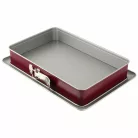 Dr Oetker Back-Liebe BiColor Comfort 38 x 25 x 7 cm szögletes csatos tepsi, sütőforma, tortaforma tálcával, tapadásmentes bevonattal (LP1017ND) 