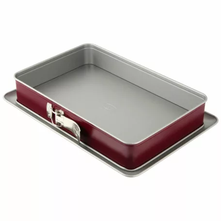 Dr Oetker Back-Liebe BiColor Comfort 38 x 25 x 7 cm szögletes csatos tepsi, sütőforma, tortaforma tálcával, tapadásmentes bevonattal (LP1017ND) 