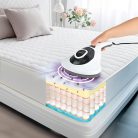 CelanMaxx 15176 / MaxXmee DS-01114 UV-C 300W elektromos kézi atkaporszívó, poratka porszívó UV-C lámpával, kopogtatás funkcióval és HEPA filterrel, atkák ellen