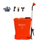 Daewoo DABSP16L 16L (16 literes) elektromos, akkumulátoros, 12V 8Ah akkus háti permetező, permetezőgép 4 szórófejjel