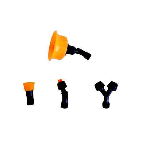 Daewoo DABSP16L 16L (16 literes) elektromos, akkumulátoros, 12V 8Ah akkus háti permetező, permetezőgép 4 szórófejjel