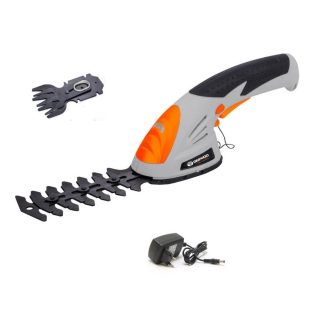   Daewoo DAHT36Li 3.6V 1300 mAh ISIO SET akkus kézi bokorvágó és fűnyíró olló (85 mm fűnyíró kés és 120 mm bokorvágó)