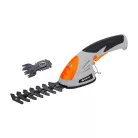 Daewoo DAHT36Li 3.6V 1300 mAh ISIO SET akkus kézi bokorvágó és fűnyíró olló (85 mm fűnyíró kés és 120 mm bokorvágó)