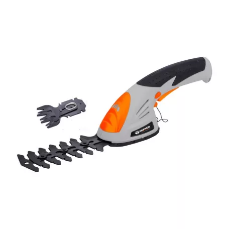 Daewoo DAHT36Li 3.6V 1300 mAh ISIO SET akkus kézi bokorvágó és fűnyíró olló (85 mm fűnyíró kés és 120 mm bokorvágó)