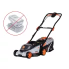 Daewoo U-Force DALLM18-320 SOLO vezeték nélküli 18V akkus, akkumulátoros fűnyíró 32 cm, 35L gyűjtőzsákkal, akku és töltő nélkül