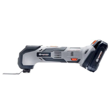 Daewoo DALMT18-1 akkus, 18V 4Ah akkumulátoros multifunkciós szerszámgép, multi rezgőcsiszoló, akkuval és töltővel