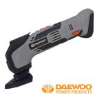 Daewoo DALMT18-1 akkus, 18V 4Ah akkumulátoros multifunkciós szerszámgép, multi rezgőcsiszoló, akkuval és töltővel