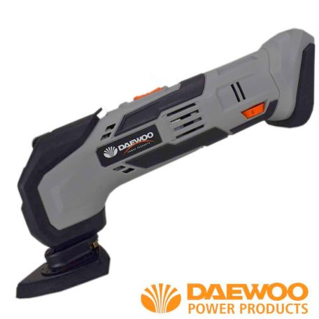 Daewoo DALMT18-1 akkus, 18V 4Ah akkumulátoros multifunkciós szerszámgép, multi rezgőcsiszoló, akkuval és töltővel