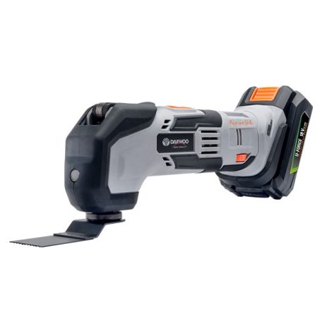 Daewoo DALMT18-1 akkus, 18V 4Ah akkumulátoros multifunkciós szerszámgép, multi rezgőcsiszoló, akkuval és töltővel