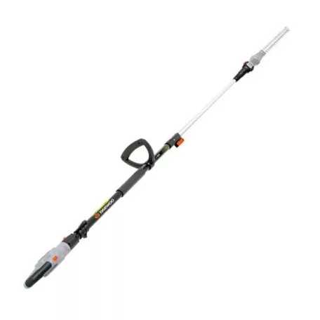 Daewoo DALPHT18 akkus, 48 cm 18V li-ion akkumulátoros magassági, teleszkopós sövénynyíró, sövényvágó