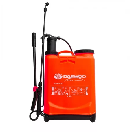 Daewoo DAMSP16L / DAMS16K 16 literes (16L) mechanikus háti permetező, pumpás permetezőgép, narancssárga