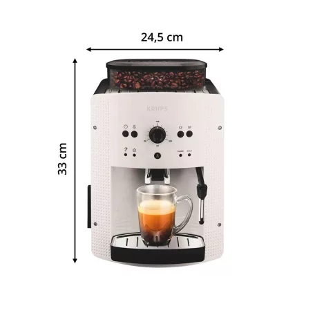 Krups EA8105 Essential White darálós automata kávéfőző 15 bar 1450W, fehér