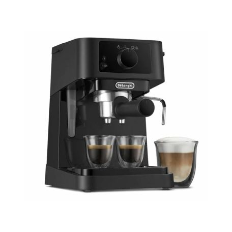 DeLonghi EC230.BK Stilosa 1100W 15 bar presszókávéfőző, espresso kávéfőző, eszpresszógép 1L víztartállyal, gőzölő karral