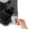   DeLonghi EC235.BK Stilosa 1100W 15 bar presszókávéfőző, espresso kávéfőző, eszpresszógép 1L víztartállyal, gőzölő karral