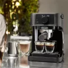 DeLonghi EC235.BK Stilosa 1100W 15 bar presszókávéfőző, espresso kávéfőző, eszpresszógép 1L víztartállyal, gőzölő karral