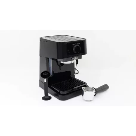 DeLonghi EC235.BK Stilosa 1100W 15 bar presszókávéfőző, espresso kávéfőző, eszpresszógép 1L víztartállyal, gőzölő karral