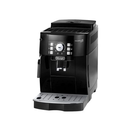 DeLonghi ECAM12.123.B Magnifica S 1450W 15 bar, darálós, automata kávéfőző, eszpresszógép 1.8L víztartállyal, gőzölő karral (fekete)