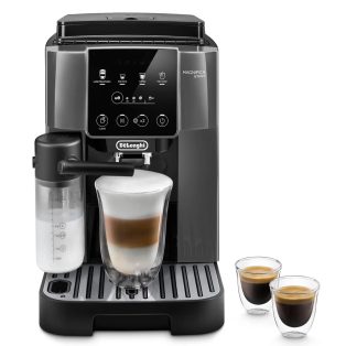   DeLonghi ECAM223.61.GB Magnifica Start 1450W 15 bar, darálós, automata kávéfőző tejhabosítóval, eszpresszógép 1.8L víztartállyal (fekete)