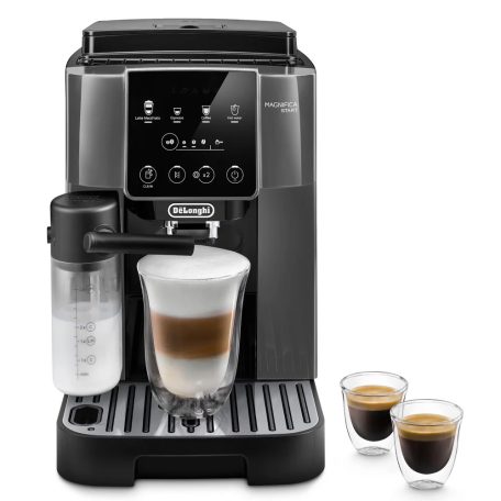 DeLonghi ECAM223.61.GB Magnifica Start 1450W 15 bar, darálós, automata kávéfőző tejhabosítóval, eszpresszógép 1.8L víztartállyal (fekete)