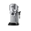   DeLonghi Dedica Style EC685.M ezüst eszpresszó kávéfőző EX:4, Silver 1300W 15 bar két csészés presszókávéfőző, 1.1L víztartállyal, gőzölő karral