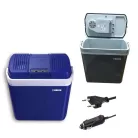 Orion EC-987C / EC987CGY 20L CoolBox 12V autós / 230V hálózati 20 literes hűtő - fűtő elektromos (termoelektromos) hűtőtáska 40-58W, sötétkék / szürke