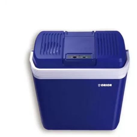 Orion EC-987C / EC987CGY 20L CoolBox 12V autós / 230V hálózati 20 literes hűtő - fűtő elektromos (termoelektromos) hűtőtáska 40-58W, sötétkék / szürke