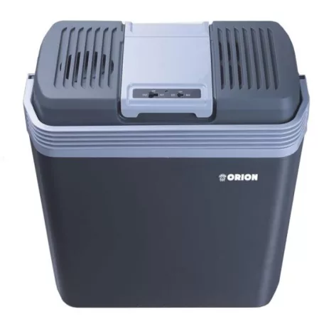 Orion EC-987C / EC987CGY 20L CoolBox 12V autós / 230V hálózati 20 literes hűtő - fűtő elektromos (termoelektromos) hűtőtáska 40-58W, sötétkék / szürke