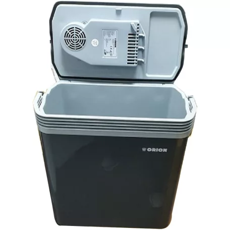 Orion EC-987C / EC987CGY 20L CoolBox 12V autós / 230V hálózati 20 literes hűtő - fűtő elektromos (termoelektromos) hűtőtáska 40-58W, sötétkék / szürke