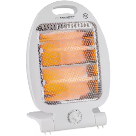 Esperanza THAR EHH009 400W / 800W kvarc fűtőtest, kvarccsöves halogén hősugárzó, 2 fokozat, zajtalan működés