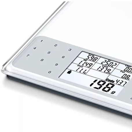 Easy Home / Beurer DS 61 tápértékelemző, táplálékelemző diétás konyhai mérleg, kalóriamérleg 5 kg / 1g 
