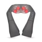 Easy Home MB-S002 akkus, 2200 mAh li-ion akkumulátoros Shiatsu univerzális elektromos masszírozó, fűthető görgős nyakmasszírozó, elektromos masszázsöv