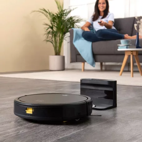 Easy Home RTVC-21 programozható automata robotporszívó, intelligens porszívó robot digitális töltőállomással