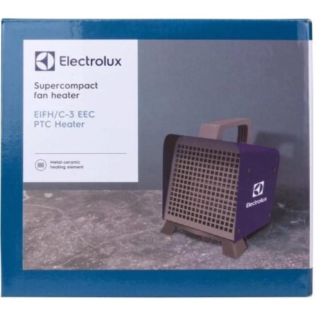 Electrolux EIFH/C-2 EEC 2200W PTC kerámia elektromos termosztátos hősugárzó, fűtőventilátor, termoventilátor (Ceramic Fan Heater)