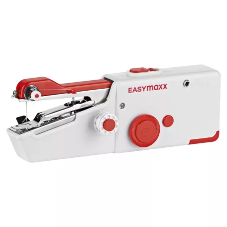EasyMaxx Fast Sew mini, hordozható, elemes kézi varrógép 4 orsó cérnával, befűzővel és 2 tartalék tűvel (477251)
