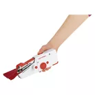 EasyMaxx Fast Sew mini, hordozható, elemes kézi varrógép 4 orsó cérnával, befűzővel és 2 tartalék tűvel (477251)