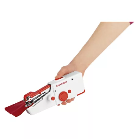 EasyMaxx Fast Sew mini, hordozható, elemes kézi varrógép 4 orsó cérnával, befűzővel és 2 tartalék tűvel (477251)