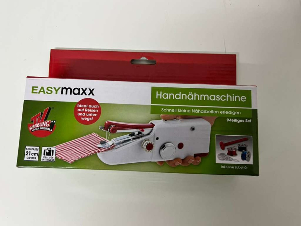 EasyMaxx Fast Sew mini, hordozható, elemes kézi varrógép 4 o